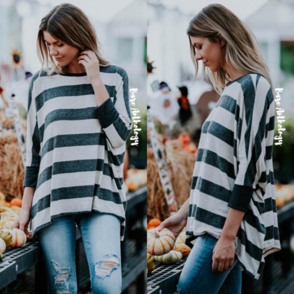 Best Seller Striped Tunic Winter Sale